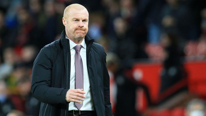 Burnley manager Sean Dyche has a chronic shortage of players available