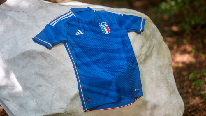 Italy's new home kit was inspired by the natural, geographical and cultural element marble