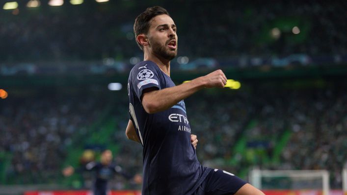 Bernardo Silva netted a brilliant brace in Manchester City's 5-0 rout of Sporting