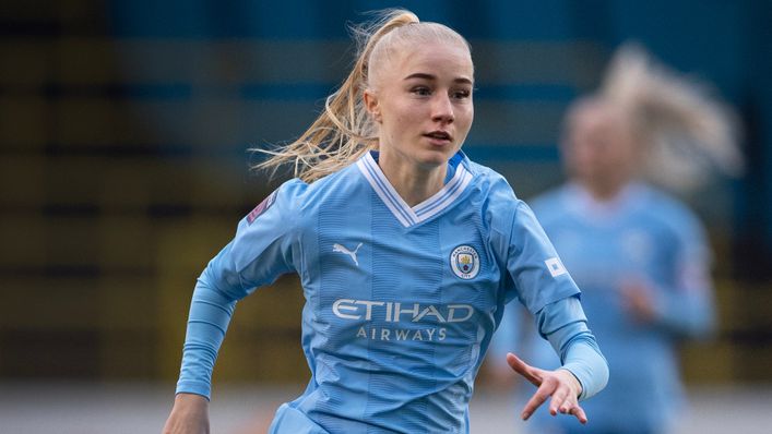 Laura Blindkidle Brown made her Manchester City debut in the 2-0 win over Leicester earlier this month