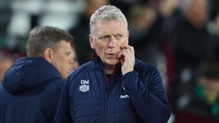 David Moyes was impressed with his side in the Europa Conference League
