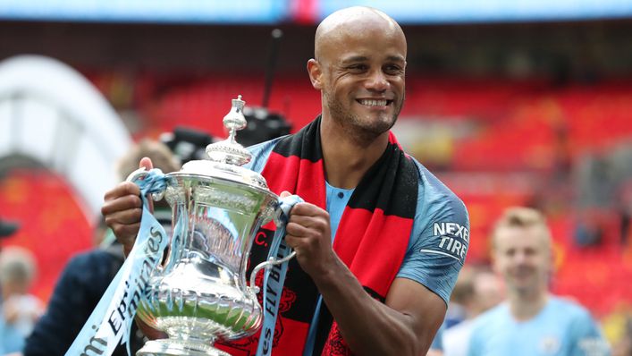 Vincent Kompany twice won the FA Cup with Manchester City