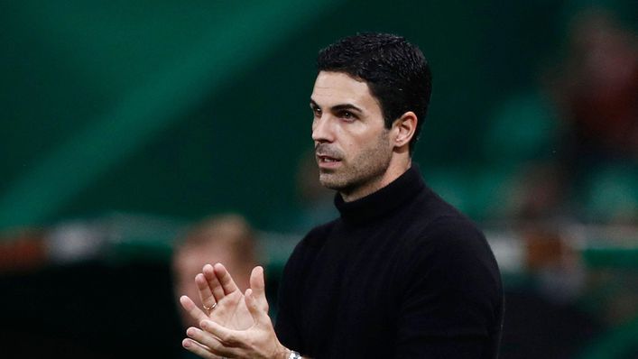 Mikel Arteta's Arsenal will look to take another step towards the Premier League title on Sunday