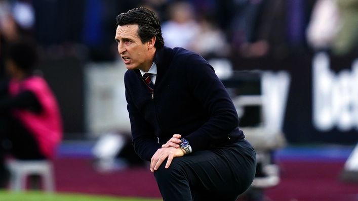 Unai Emery was satisfied with the draw