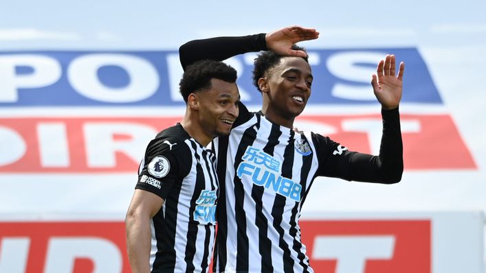 Joe Willock (right) was Newcastle's hero