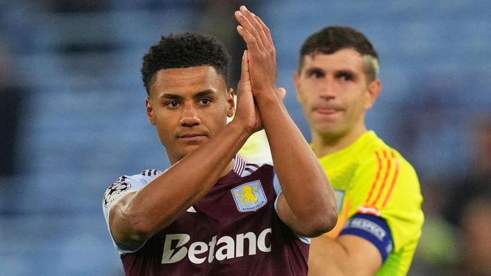 Ollie Watkins came off the bench for Aston Villa in their Champions League clash with PSG