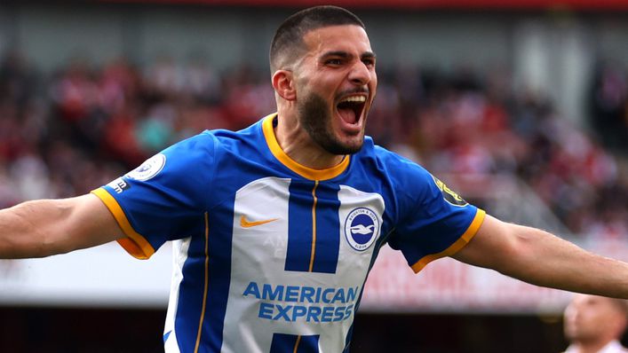 Deniz Undav scored for Brighton in the 3-0 win at Arsenal