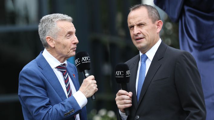 Chris Waller (right) has already enjoyed one Royal Ascot win and Home Affairs looks capable of giving him another