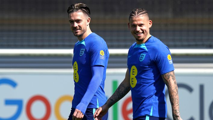 Jack Grealish and Kalvin Phillips will be hoping or a start on Monday after playing no part in the win over Malta