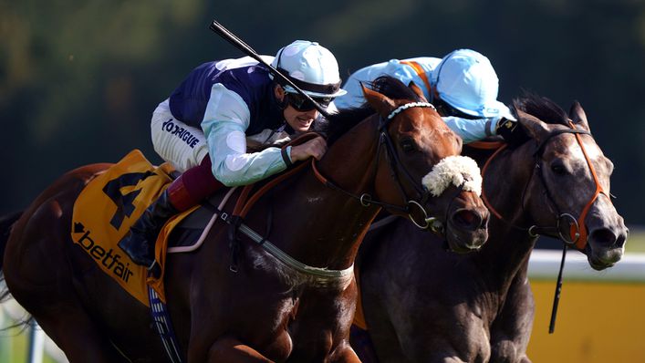 Regional (left) should arguably be the favourite for the King Charles III Stakes on the opening day