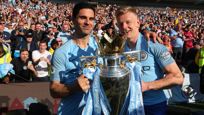 Mikel Arteta worked with Oleksandr Zinchenko at Manchester City