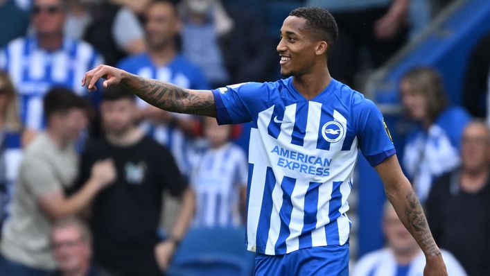 Joao Pedro scored in his Brighton debut against Premier League new boys Luton