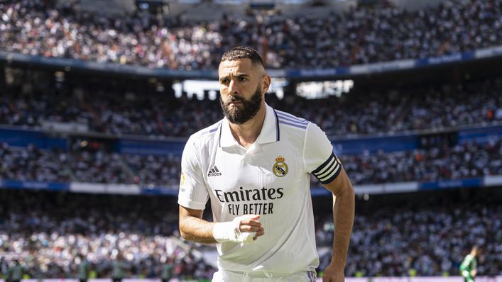 Striker Karim Benzema looks set to miss out again for Real Madrid