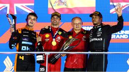 Carlos Sainz delivered his second win as a Ferrari driver