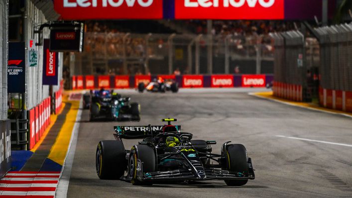 Lewis Hamilton continued his run of competing at every Singapore Grand Prix