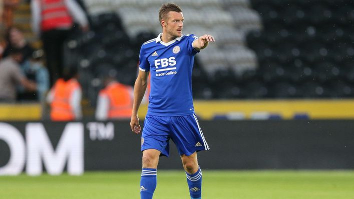 Jamie Vardy has scored two goals in four games so far and will fancy his chances for more against struggling Everton