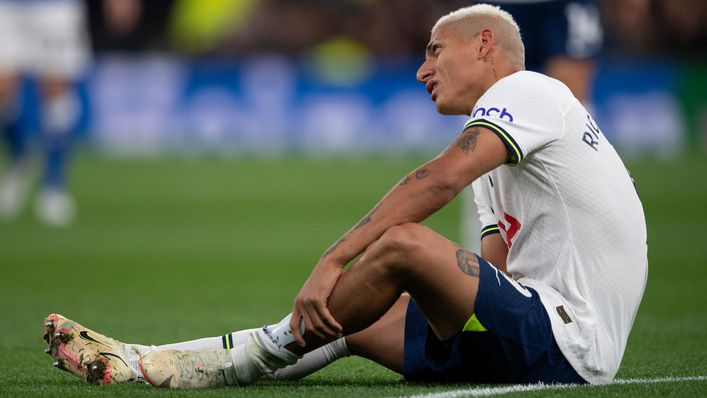Richarlison limped off injured on Saturday but is not at risk of missing the World Cup for Brazil