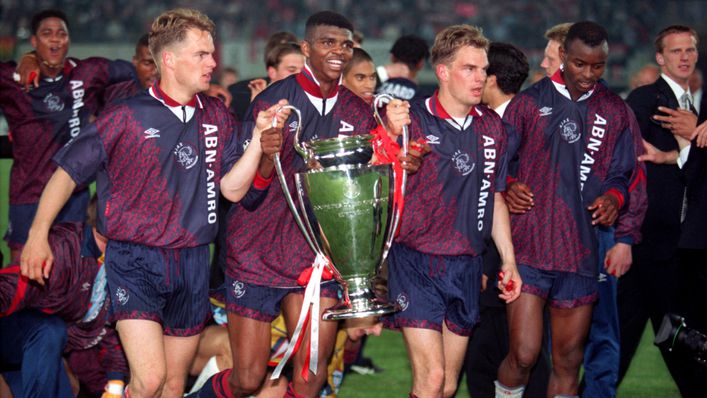 Ajax last won the Champions League in 1994-95