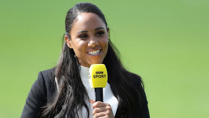 Former player Alex Scott continues to go from strength to strength in front of the camera