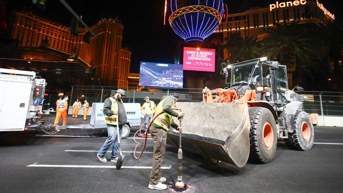 Work is under way to improve the circuit in Las Vegas