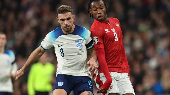 Jordan Henderson struggled to make an impression for England against Malta