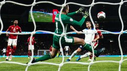 Harry Kane netted England's second goal at Wembley