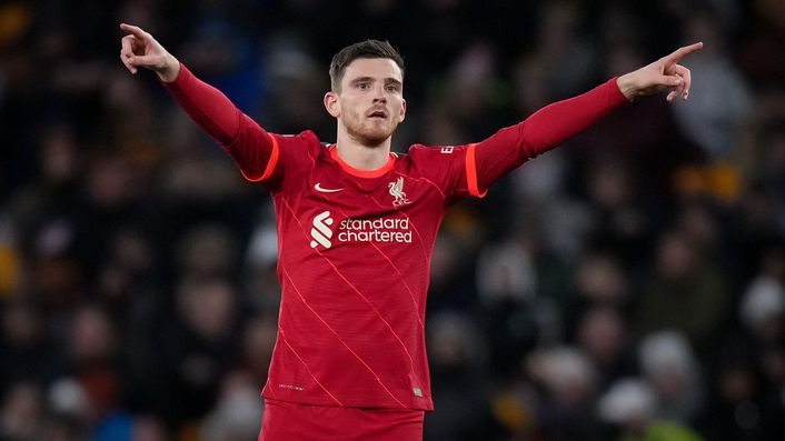 Andrew Robertson continues to play a starring role for Jurgen Klopp’s swashbuckling Liverpool side