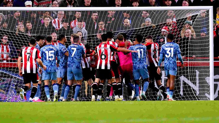 Ollie Watkins' goal celebration caused a melee