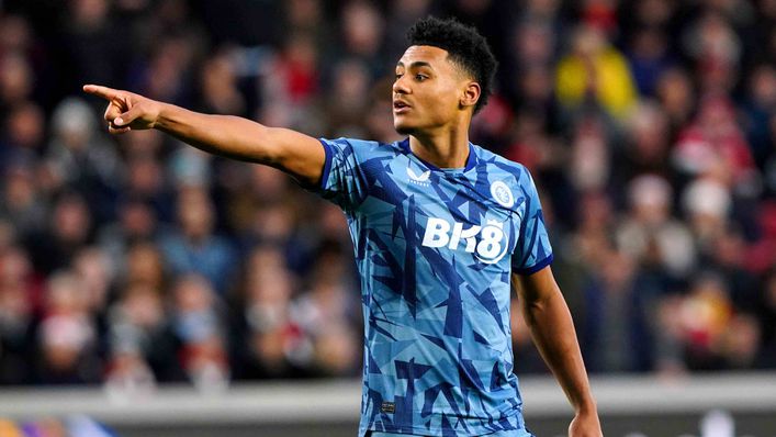 Ollie Watkins aimed his goal celebration at a Brentford fan