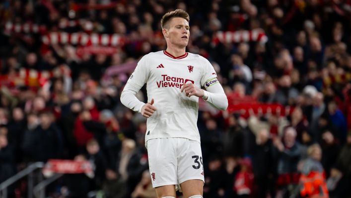 Scott McTominay captained Manchester United at Anfield