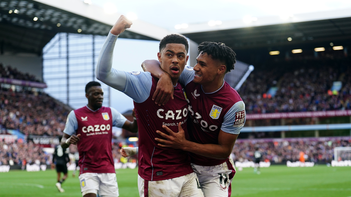 Jacob Ramsey celebrates his goal in Aston Villa's win over Bournemouth