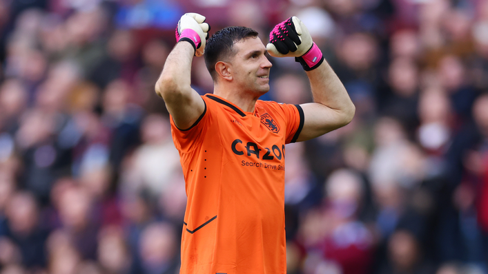 Aston Villa goalkeeper Emiliano Martinez made a number of key saves