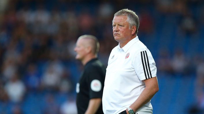 Chris Wilder will be without at least eight first-team players this weekend