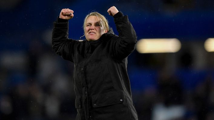 Emma Hayes is on the verge of leading Chelsea to a fourth straight WSL title