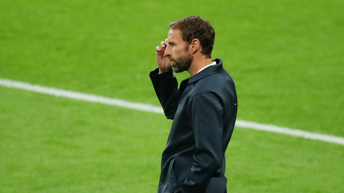 Gareth Southgate looks on as England struggle in their goalless draw with Scotland