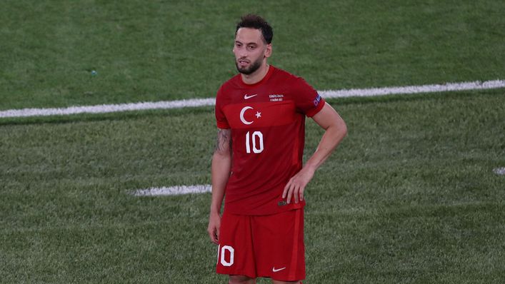 Hakan Calhanoglu has made 77 appearances for Turkey
