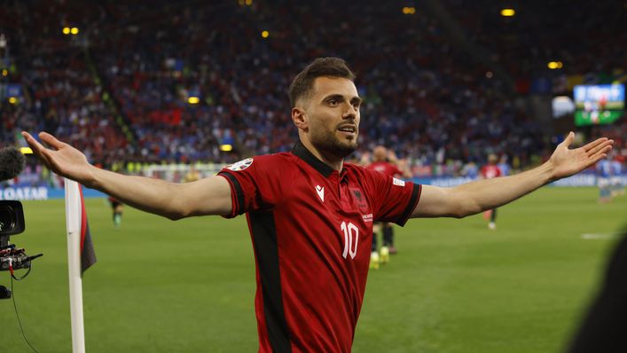 Albania's Nedim Bajrami scored after just 23 seconds against Italy but should not expect more help from Croatia