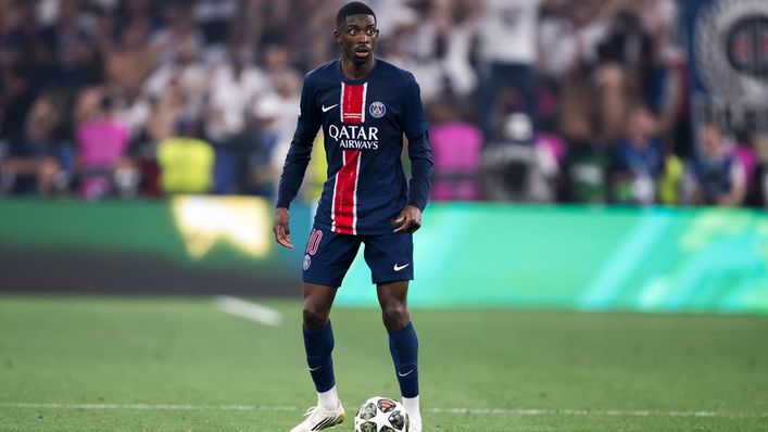 PSG's Ousmane Dembele is unlikely to be risked in this game