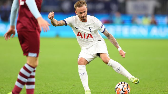 James Maddison got his first outing for Tottenham