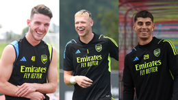Declan Rice and Kai Havertz have joined Aaron Ramsdale at Arsenal