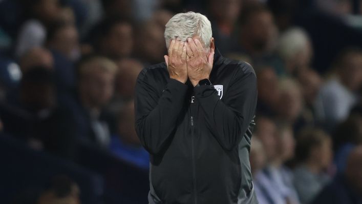 Steve Bruce's West Brom remain winless in the Championship this season