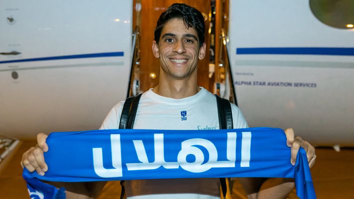 Yassine Bounou is an Al-Hilal player after four years at Sevilla (Credit: @Alhilal_FC)