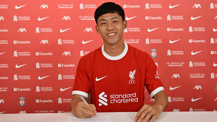 Wataru Endo has completed his move to Liverpool from Stuttgart