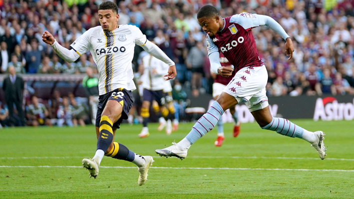 Leon Bailey scores Aston Villa's third goal