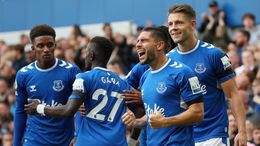 Neal Maupay celebrates his goal in Everton's win over West Ham