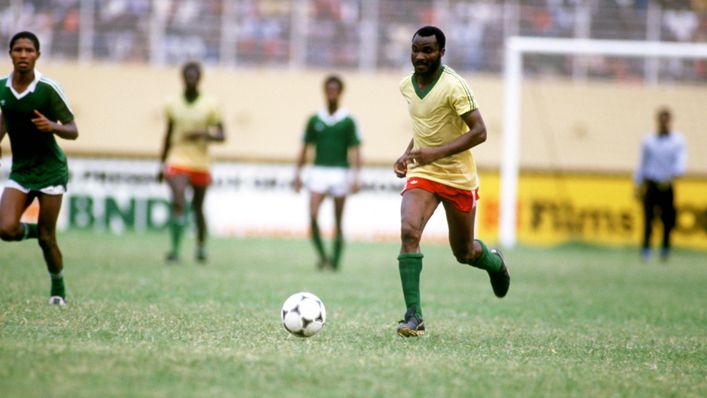 Roger Milla twice won the Africa Cup of Nations with Cameroon