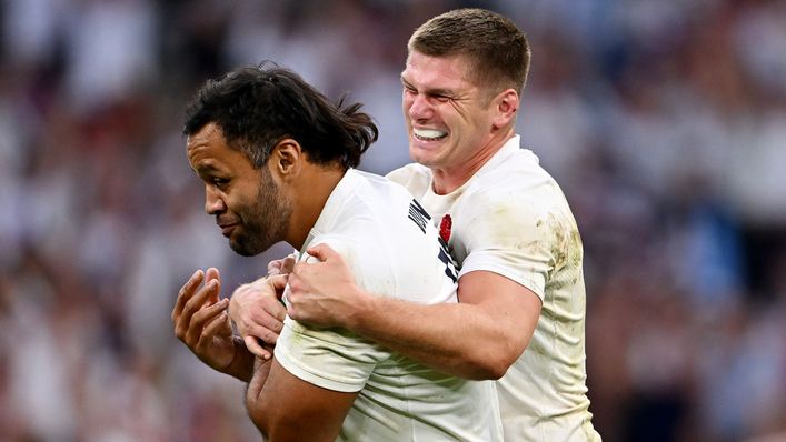 England reached their second successive Rugby World Cup semi-final with a spirited win over Fiji
