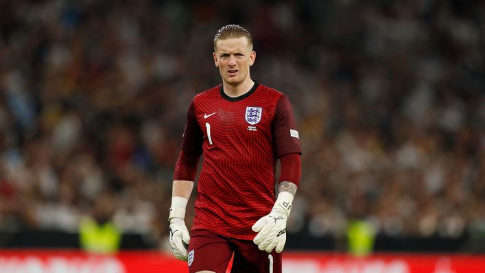 Jordan Pickford saved two penalties in the European Championship final shootout defeat to Italy