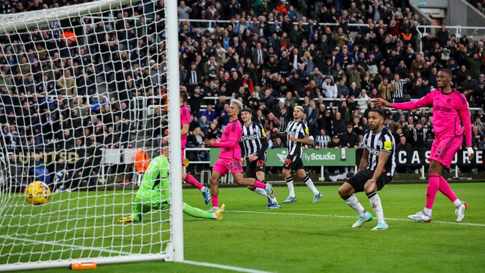 Newcastle teen Lewis Miley scored his first Premier League goal against Fulham