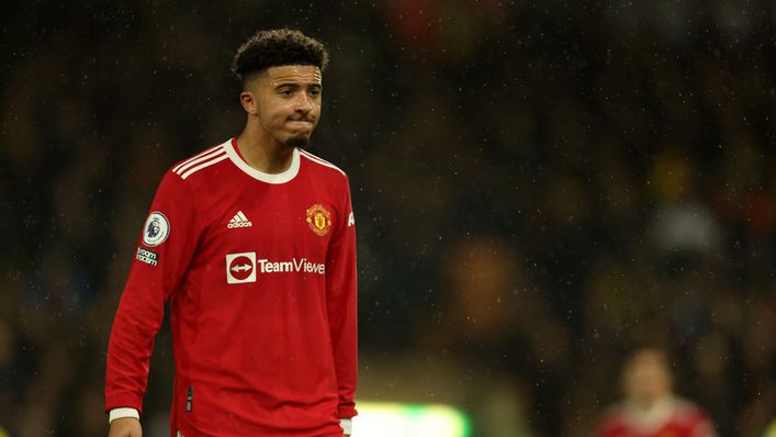 Jadon Sancho continues to struggle for Manchester United